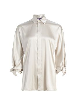 Ralph Lauren Collection Women's Karen Silk Charmeuse Blouse