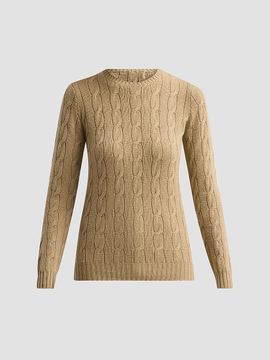 Ralph Lauren Collection Women's Lofty Cable-Knit Cashmere Sweater