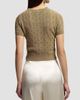 Ralph Lauren Collection Women's Lofty Cashmere Cable-Knit Short-Sleeve Sweater - 2