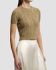 Ralph Lauren Collection Women's Lofty Cashmere Short-Sleeve Cable-Knit Sweater - 5