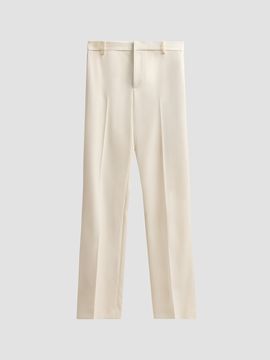 Ralph Lauren Collection Women's Macy Grain De Poudre Trousers