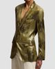 Ralph Lauren Collection Women's Marcy Metallic Jacquard Blazer - 4