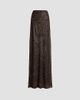 Ralph Lauren Collection Women's Masina Foiled Crinkle Chiffon Skirt - 1