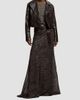 Ralph Lauren Collection Women's Masina Foiled Crinkle Chiffon Skirt - 2
