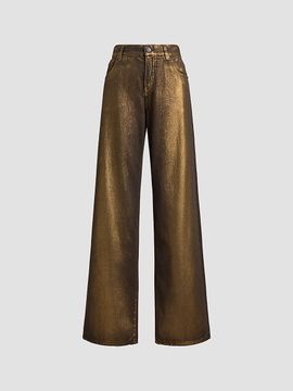 Ralph Lauren Collection Women's Mercer Relaxed Wide-Leg Jeans