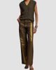 Ralph Lauren Collection Women's Mercer Relaxed Wide-Leg Jeans - 2