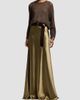 Ralph Lauren Collection Women's Metallic Mesh Boatneck Sweater - 2