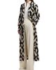 Ralph Lauren Collection Women's Nessa Deco-Print Wool Coat - 4