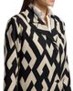 Ralph Lauren Collection Women's Nessa Deco-Print Wool Coat - 6