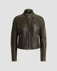 Ralph Lauren Collection Women's Orman Soft Leather Moto Jacket - 1
