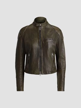 Ralph Lauren Collection Women's Orman Soft Leather Moto Jacket
