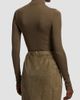 Ralph Lauren Collection Women's Refined Silk Mock Turtleneck Top - 4