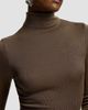 Ralph Lauren Collection Women's Refined Silk Mock Turtleneck Top - 5