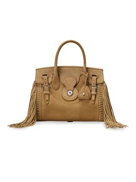 Ralph Lauren Collection Women's Ricky Suede Top Handle Bag