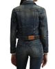Ralph Lauren Collection Women's Rigby Cropped Denim Trucker Jacket - 4