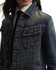 Ralph Lauren Collection Women's Rigby Cropped Denim Trucker Jacket - 5
