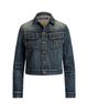 Ralph Lauren Collection Women's Rigby Cropped Denim Trucker Jacket - 7