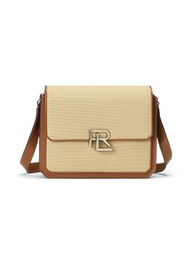 Ralph Lauren Collection Women's RL Cotton & Leather Crossbody Bag