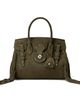 Ralph Lauren Collection Women's Soft Ricky 27 Fringe-Trim Suede Satchel - 1