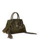 Ralph Lauren Collection Women's Soft Ricky 27 Fringe-Trim Suede Satchel - 5