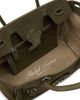 Ralph Lauren Collection Women's Soft Ricky 27 Fringe-Trim Suede Satchel - 7