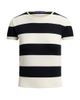 Ralph Lauren Collection Women's Striped Cotton-Silk Short-Sleeve Sweater - 1