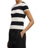 Ralph Lauren Collection Women's Striped Cotton-Silk Short-Sleeve Sweater - 4