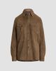 Ralph Lauren Collection Women's Suede Oversized Shirt - 1