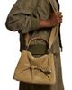 Ralph Lauren Collection Women's Suede Wood Top Handle Bag - 2