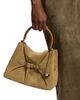 Ralph Lauren Collection Women's Suede Wood Top Handle Bag - 3