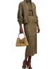 Ralph Lauren Collection Women's Suede Wood Top Handle Bag - 4