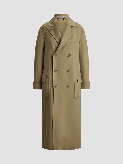 Ralph Lauren Collection Women's Taylan Lightweight Split Cashmere Polo Coat