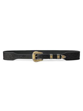 Ralph Lauren Collection Women's Tooled Leather Belt