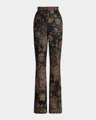 Ralph Lauren Collection Wrigley II Floral Jacquard Pants