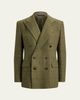 Ralph Lauren Herringbone Double-Breasted Blazer - 1