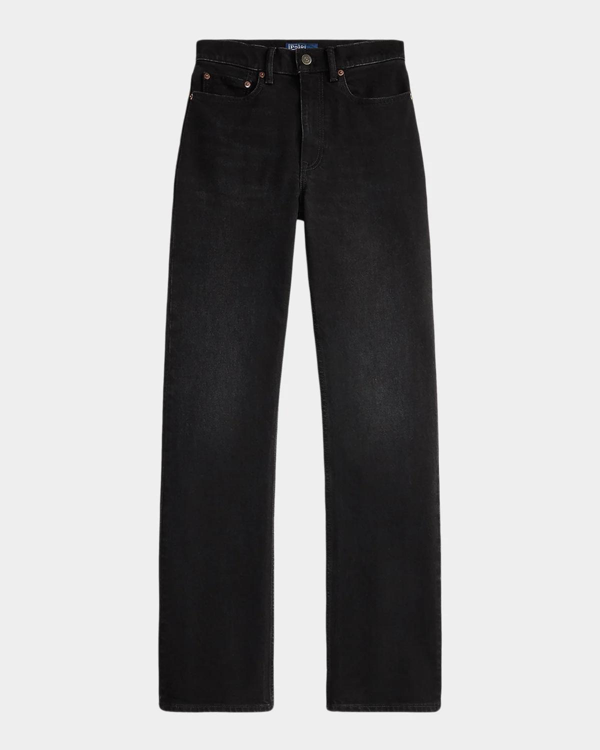 Ralph Lauren High-Rise Relaxed Straight-Leg Jeans