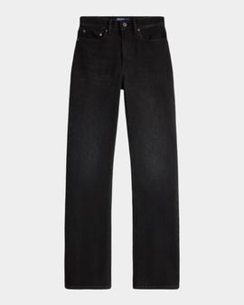 Ralph Lauren High-Rise Relaxed Straight-Leg Jeans