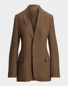Ralph Lauren Marcy Linen Classic Jacket