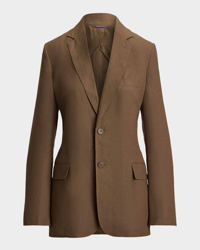 Ralph Lauren Marcy Linen Classic Jacket