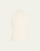 Ralph Lauren Naomie Rib-Knit Stretch Silk Top - 1