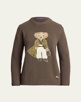 Ralph Lauren Polo Bear Lofty Cashmere Crewneck Sweater