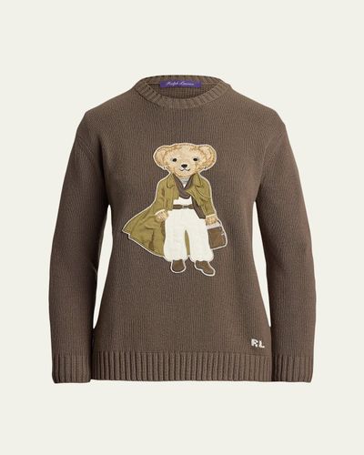 Ralph Lauren Polo Bear Lofty Cashmere Crewneck Sweater