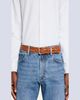 Ralph Lauren Purple Label Braided Vachetta Leather Belt - 2