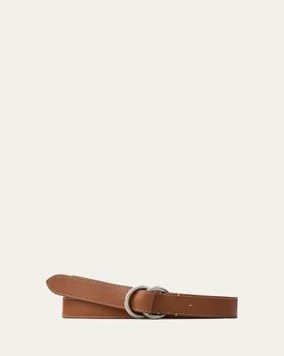 Ralph Lauren Purple Label Calfskin O-Ring Belt