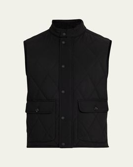 Ralph Lauren Purple Label Carleton Quilted Down Vest