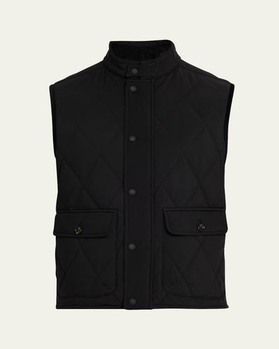 Ralph Lauren Purple Label Carleton Quilted Down Vest
