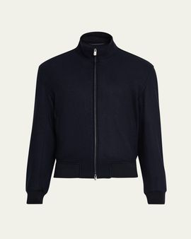 Ralph Lauren Purple Label Felton Cashmere-Blend Flight Jacket