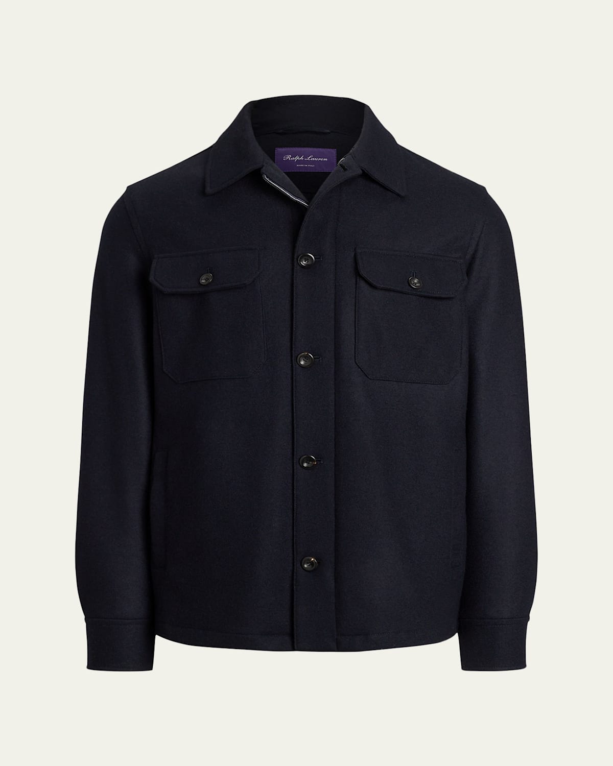Ralph Lauren Purple Label Felton Cashmere-Blend Shirt Jacket