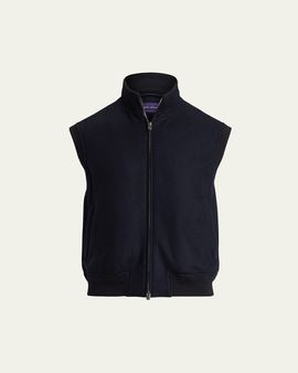Ralph Lauren Purple Label Felton Cashmere-Blend Vest