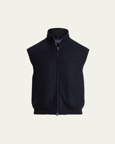 Ralph Lauren Purple Label Felton Cashmere-Blend Vest